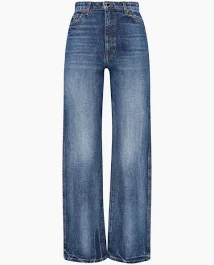 Quần jeans Khaite nữ xanh
